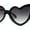 Black - Smoke, variant on Womens Retro Cat Eye Plastic Inset Lens Iconic Sunglasses Pink - Smoke