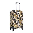 thumbnail image 3 of Xecao Snake And Rose print Elastic Luggage Cover, with double-sided print , is perfect for travel, business, and daily use, 3 of 9