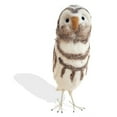 thumbnail image 6 of De Kulture Works Wool Felt Owl Eco Friendly Needle Felted Ornament Stuffed Decorative Showpiece, 4x3x7.5 LWH inches, 6 of 6