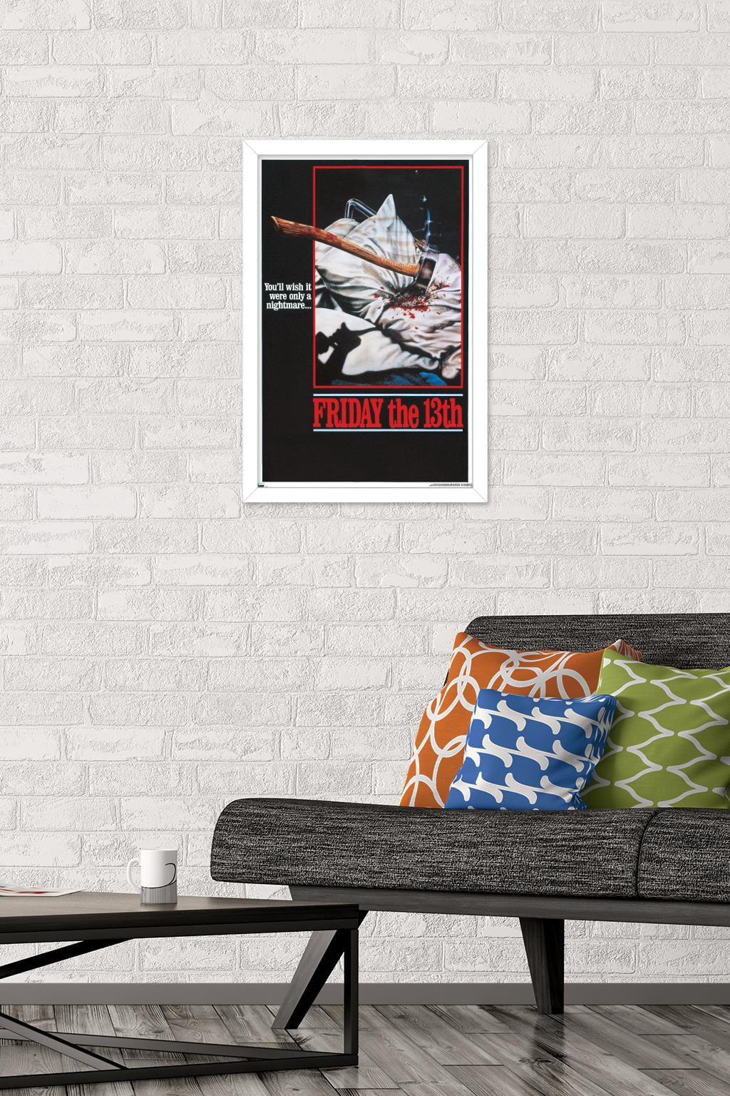 Friday The 13th - One Sheet Wall Poster, 14.725" x 22.375" Framed