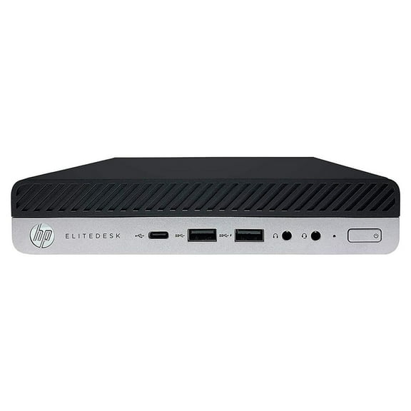 Restored HP EliteDesk 800 G3 Micro Desktop Intel Core i5-6500T 2.5GHz 8GB RAM 256GB SSD Wi-Fi Windows 10 Pro PC (Refurbished)
