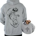 thumbnail image 3 of Vintage Jesus Hoodie – Double-Sided Cross and Nail Graphic Pullover, Faith-Inspired Christian Streetwear, Unisex Religious Apparel, 3 of 7