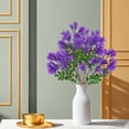thumbnail image 1 of Rama De Poliéster 1 unidad de flor artificial de jacaranda de seda morada,planta artificial realista con hojas verdes para decoración de mesas de boda en el hogar. Rkxzt, 1 of 6