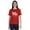 Red, variant on Inkmeso Short Sleeves Tshirt For Women "Kind People Are My Kinda People" Graphic Funny Jersey Top