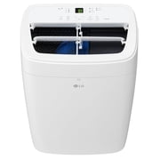 LG New 7,300 BTU 300 Sq Ft Smart Wi-Fi Enabled Portable Air Conditioner with Dehumidifier Function, White