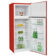 RCA 10 Cu Ft TopFreezer Apartmentsize RETRO Refrigerator Red, RFR1055