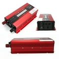 thumbnail image 4 of 1200W Car Power Inverter (12V to 220V AC Converter) with LCD Digital Modified Sine Wave Solar Inverter and AC Outlet, USB Charging Port, and Switch for Cars and RVs, 4 of 8