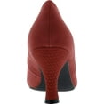 thumbnail image 4 of Bellini Zesty Womens Vegan Suede Red Leather Classic Pointed Toe 3 inch Closed Toe Heel 8.5 M US, 4 of 6