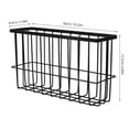 thumbnail image 2 of Luxshiny Organizador Adhesivo De Pared Negro Para Cocina Con Cesta Multifuncional Para Bolsas Y Accesorios, 2 of 8