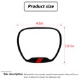 thumbnail image 2 of CheroCar Volant pour Dodge Challenger Charger 2015+ pour Dodge Durango 2014+ ABS Noir-Rouge, 2 of 8