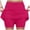 Hot Pink, variant on zaveiop Versatile Skorts for Woman with Shorts Underneath,Plus Size Dressy Casual Athletic Tennis Short Skirts with Pockets (Hot Pink, XL)