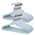 thumbnail image 1 of Perchas de Terciopelo para Bebé,40 Perchas para Niños,Antideslizante para Perchas,Percha Pequeña para Colgar Ropa Pequeña de Bebés,Niños y Niñas (Azul), 1 of 8