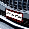 thumbnail image 6 of Red Skull License Plate Prame Aluminum Rust-Proof Auto Parts License Plate Decorative Screws Fit Standard 2 Holes 1 U.S. License Plate, 12.2x 6.3 Inch, 6 of 7