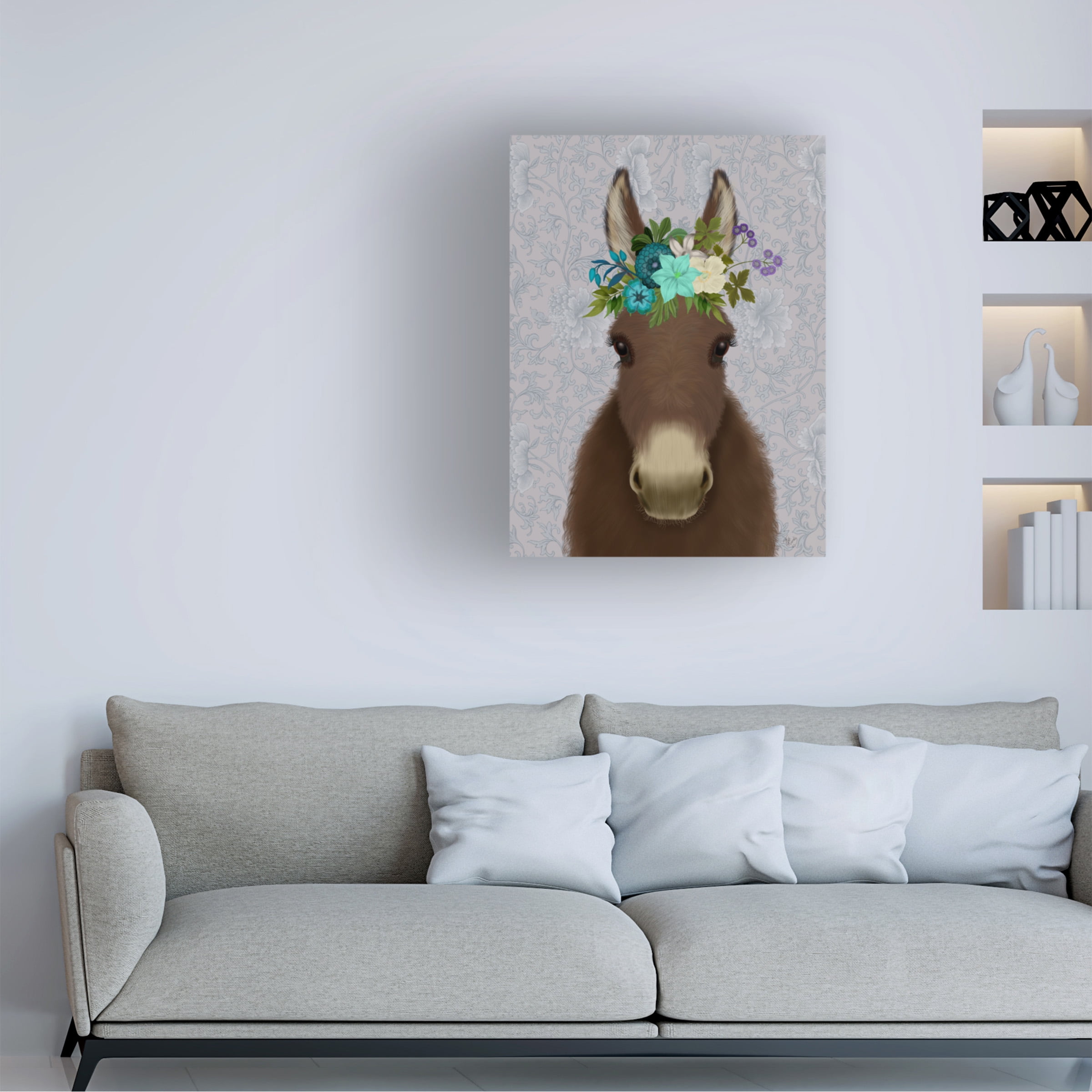 Fab Funky 'Donkey Bohemian 3' Canvas Art