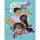 thumbnail image 2 of Camiseta Disney Sister Goals para niñas azul Tahití, talla L, 2 of 4