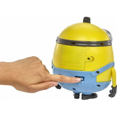 Minions Babble Otto Action Figure with Golden Stone Accessory, 35+ Sounds & Reacts to Motions