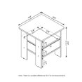 thumbnail image 5 of Furinno Andrey End Table Nightstand with Bin Drawer Set of 2, Multiple Colors, 5 of 5