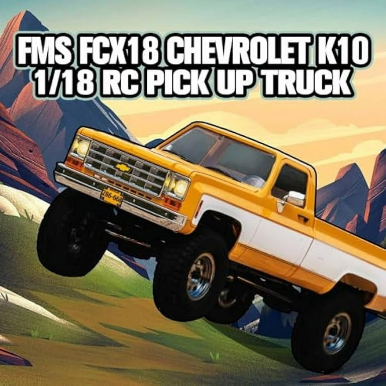 【新品】FMS 1/18 RCクローラー FCX18 Chevrolet K10 FMS 1/18 Chevrolet K10 RC Truck FCX18, Officially Licensed