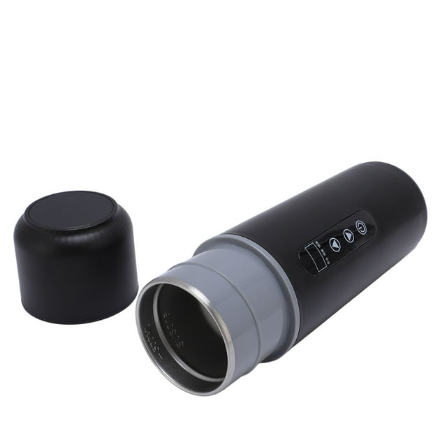 500ml Car Portable Heating Cup Portable Travel Electric Cup Stainless Steel Car Electric Kettle Car Coffee Maker for Car Truck