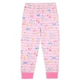 thumbnail image 3 of Sleep On It Infant & Toddler Girls 2-Piece Super Soft Jersey Snug-Fit Pajama Set with Matching Socks - Floral Bow , 24 Months, 3 of 5