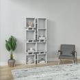 thumbnail image 2 of Ada Home Decor Furniture 4 Tier Open Shelf White Bancroft Modern Bookcase, 2 of 7