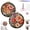 2PCS Flowers-2, variant on FLOPESN DIY 3D Colorful Flowers Pattern Hand Embroidery Kit ,Creative Design Beginner-Friendly Round Hoop Decorative Painting for craft lover