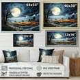 thumbnail image 4 of Designart "Stormy Encounter Amidst the Pastoral Landscape" Landscapes Floater Framed Wall Decor, 4 of 7