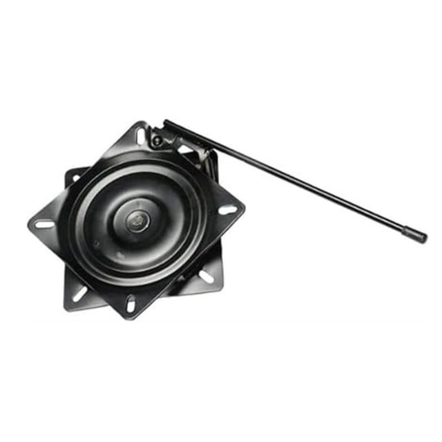 GARELICK Boat Seat Mount 75116 Fits Most Standard Seat Hole Pattern; Swivel Only; 360 Degree Rotation; Black; Steel; Locking