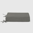 thumbnail image 2 of WestinTrends Solace Outdoor Patio Furniture Seat Chair Square Cushions Without Welt, Set of 2, 20" x 19", Grey, 2 of 8