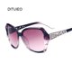 thumbnail image 2 of Gafas De Sol cuadradas a la moda para mujer, lentes grandes De marca De lujo, color morado, espejo Fivean unisex, 2 of 2