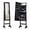 Standing Black, variant on LIVIZA Full-Length Mirror Jewelry Cabinet with LED Light, Standing Jewelry Armoire Organizer with Makeup Storage,Black