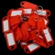 thumbnail image 4 of 90 Piezas Porta Llaves de Plástico para Equipaje de Etiqueta de IdentificacióN Llaveros con Placa de Nombre, Color: Rojo, 4 of 5