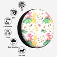 thumbnail image 6 of Kdxio Cute Baby Dinosaurs for Tire Cover Wheel Protectors Tyre Covers Weatherproof Wheel Covers Universal Fit for Trailer Rv SUV Truck Camper Travel Trailers 16 inch, 6 of 8