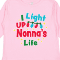 thumbnail image 4 of Inktastic Christmas I Light up Nonna's Life Boys or Girls Long Sleeve Toddler T-Shirt, 4 of 5