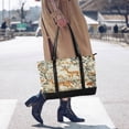 thumbnail image 4 of FORMRS Canvas Laptop Tote Bag for Women with 15.6" Computer Compartments Shoulder Handbag, Deer Pattern, 4 of 7