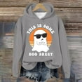 thumbnail image 2 of EHQJNJ Sweat à Capuche Mignon pour Femmes, Mode Graphique, Imprimé Spectre, Manches Longues, Col Rond, 1 Sweat à Capuche Simple, Camouflage, Tendance pour Femmes, 2 of 3