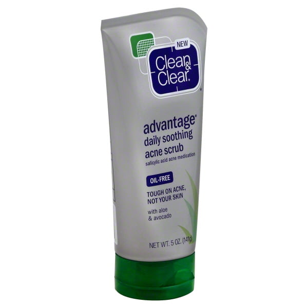 Johnson & Johnson Clean & Clear Advantage Acne Scrub, 5 oz - Walmart