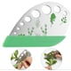 thumbnail image 3 of Pelador de hierbas brillar acero inoxidable 9 agujeros herramienta de cocina verde, 3 of 5