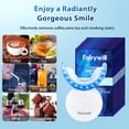 thumbnail image 4 of Fairywill LED Teeth Whitening Strips Kit for Sensitive Teeth - 28 White Strips + 24 Blue Light Accelerator, 20Min Rapid White At-Home Dental Care for Smoking & Coffee Stains, 4 of 13