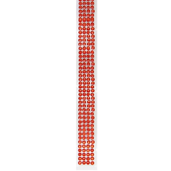 Opolski 1 Roll Tape Eye-catching Self-Adhesive Acrylic DIY Rhinestones Sticker for Scrapbook