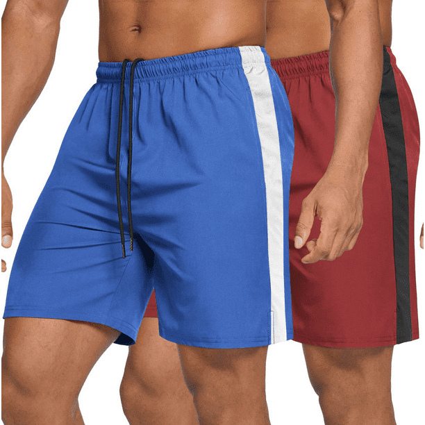 COOFANDY Men's 2 Pack Gym Workout Shorts 7