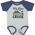 thumbnail image 3 of Inktastic My First Cruise with Cruise Ship and Palm Trees Boys or Girls Baby Bodysuit, 3 of 5