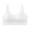 White, variant on Seamless Comfy Bras for Women Wirefree Women's Wireless Underwear Full Cover Pullover Bra Built in Pads - Everyday Bralette for Teen Girls Khaki One Size