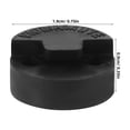 thumbnail image 2 of Minkissy 4Pcs Black Rubber Violin Practice Mute Cushion Noise Reducer for String Instruments, 2 of 8