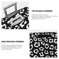 thumbnail image 4 of Goofa Black Leopard Pattern Luggage Covers For Suitcase,Suitcase Cover Protector Fit 18-32 Inch Luggage-Large, 4 of 9