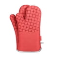 thumbnail image 2 of Toystoory guantes de cocina de silicona para microondas, juego de soporte para ollas, manoplas para horno, guantes de barbacoa resistentes al calor de Herramientas y accesorios para hornear Rojo Toystoory HA003893-01, 2 of 6