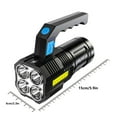thumbnail image 3 of BallsFHK Portable LED Torch Zoom Torch Built-in Battery Camping Powerful Outdoor Torch, 3 of 5