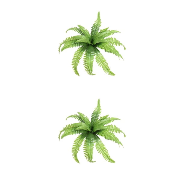 Plantas artificiales Yuarrent para interiores o exteriores decoración de jardín 18 Gran hoja 2piezas