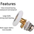 thumbnail image 3 of Set Of 4 Shower Cubicle Rollers, Sliding Door Rollers, Roller For Shower Door Rollers, Shower Door Rollers, 25 Mm Shower Cubicle Rollers, Shower Cabin, 3 of 5