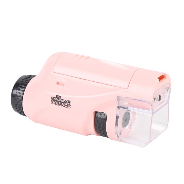 Kids Microscope Kit Portable Miniature Microscope Handheld Microscope Science Experiment Student Microscope for School Outdoor